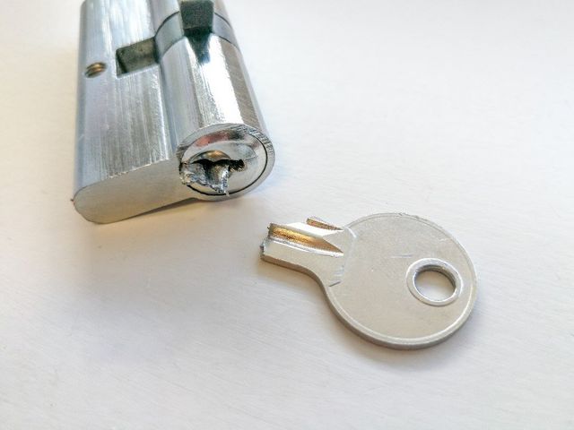 Removing a Key Stuck in Lock